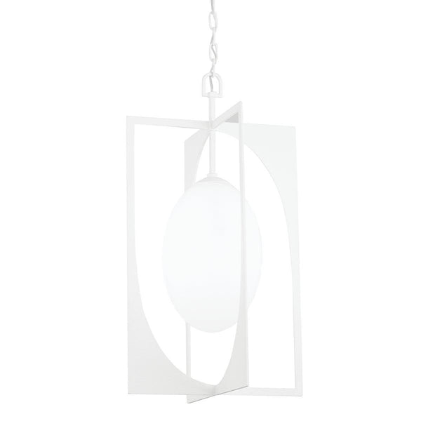 Lighting - Lantern Enzo 1 Light Large Lantern // Gesso White 