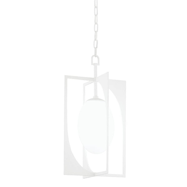 Lighting - Lantern Enzo 1 Light Small Lantern // Gesso White 