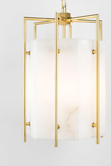 Lighting - Lantern Flatbush 4 Light Small Pendant // Aged Brass 