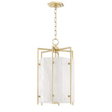 Lighting - Lantern Flatbush 4 Light Small Pendant // Aged Brass 