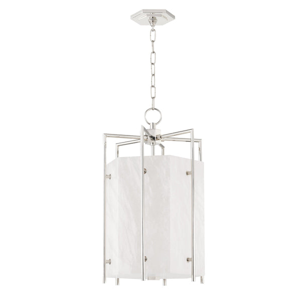 Lighting - Lantern Flatbush 4 Light Small Pendant // Polished Nickel 