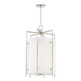 Lighting - Lantern Flatbush 6 Light Large Pendant // Polished Nickel 