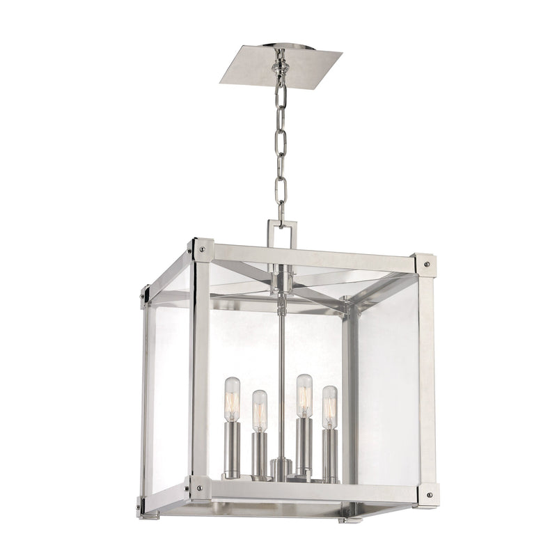 Lighting - Lantern Forsyth 4 Light Pendant // Polished Nickel // Large 