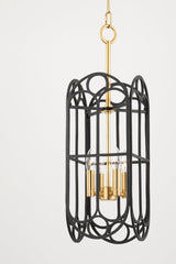 Lighting - Lantern Garrett 4 Light Pendant // Black Iron 