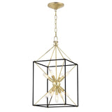 Lighting - Lantern Glendale 9 Light Pendant // Aged Brass // Small 