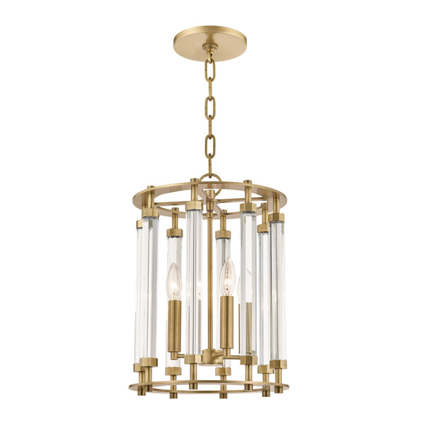 Lighting - Lantern Haddon 4 Light Pendant // Aged Brass 