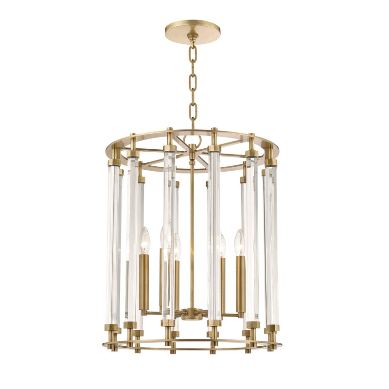 Lighting - Lantern Haddon 6 Light Pendant // Aged Brass 