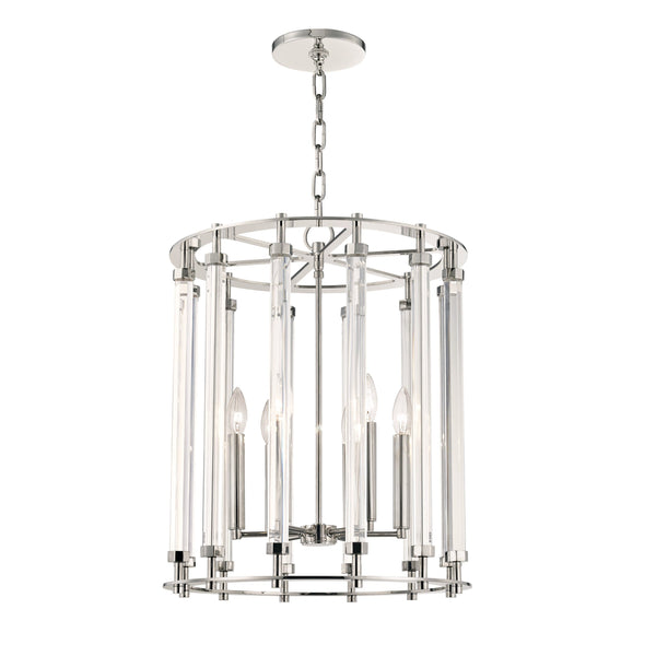 Lighting - Lantern Haddon 6 Light Pendant // Polished Nickel 