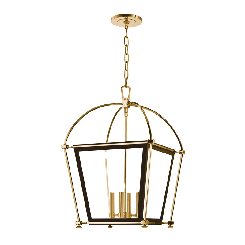 Lighting - Lantern Hollis 4 Light Pendant // Aged Brass // Large 