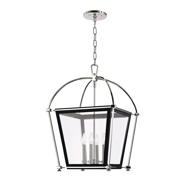 Lighting - Lantern Hollis 4 Light Pendant // Polished Nickel // Large 