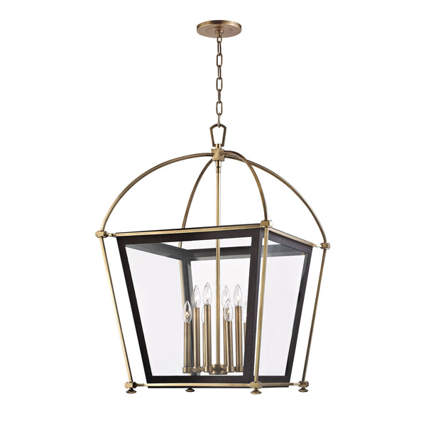 Lighting - Lantern Hollis 8 Light Pendant // Aged Brass 