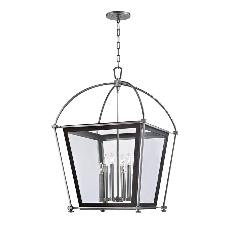 Lighting - Lantern Hollis 8 Light Pendant // Polished Nickel 