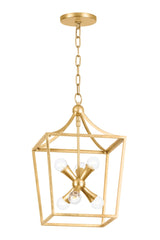 Lighting - Lantern Kendall 6 Light Lantern // Vintage Gold Leaf // Large 