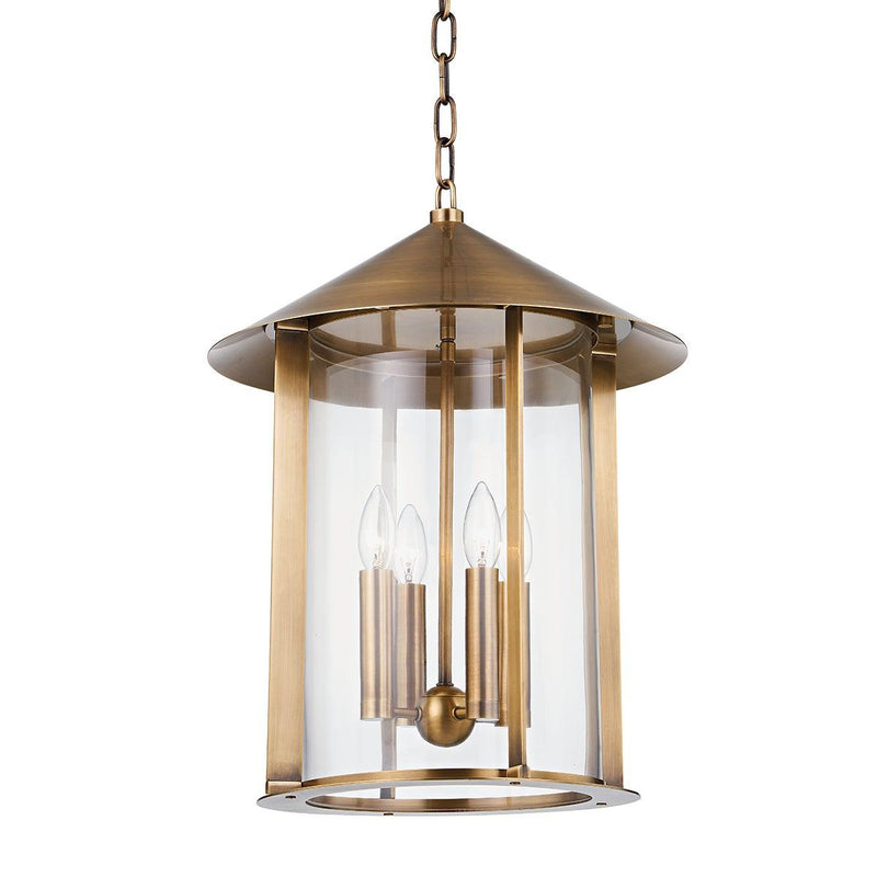 Lighting - Lantern Long Beach 4 Light Interior Lantern // Patina Brass 