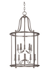 Lighting - Lantern Mansfield 10 Light Pendant // Antique Nickel 