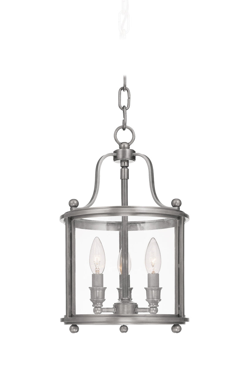 Lighting - Lantern Mansfield 3 Light Pendant // Antique Nickel 