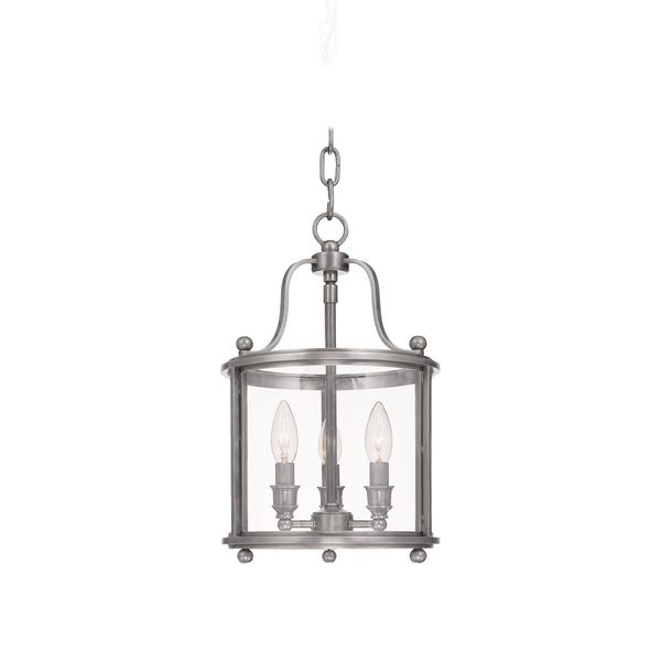 Lighting - Lantern Mansfield 3 Light Pendant // Antique Nickel 