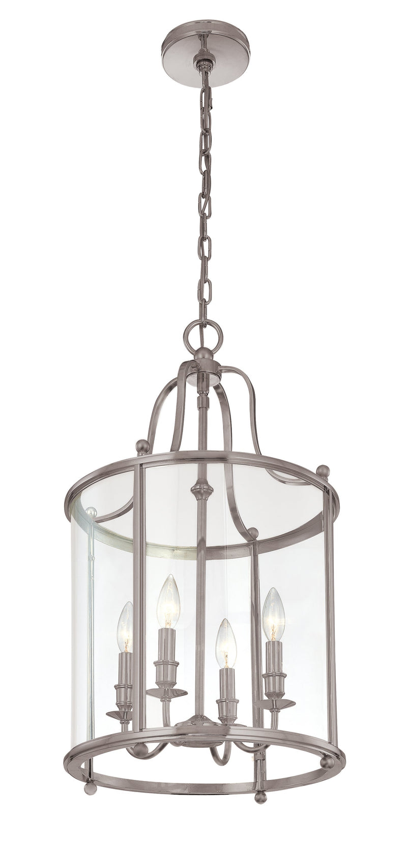 Lighting - Lantern Mansfield 4 Light Pendant // Antique Nickel 