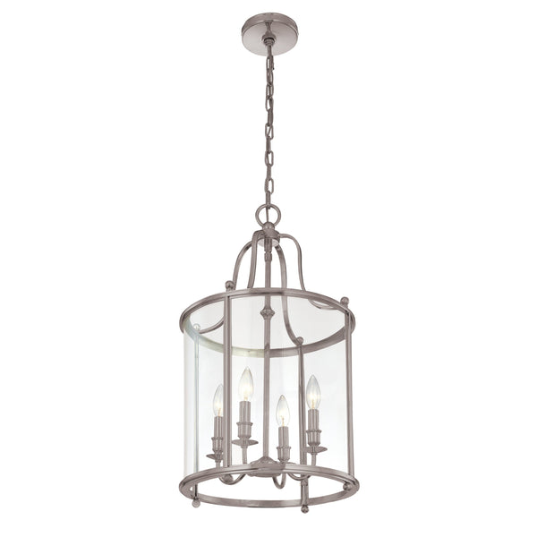 Lighting - Lantern Mansfield 4 Light Pendant // Antique Nickel 