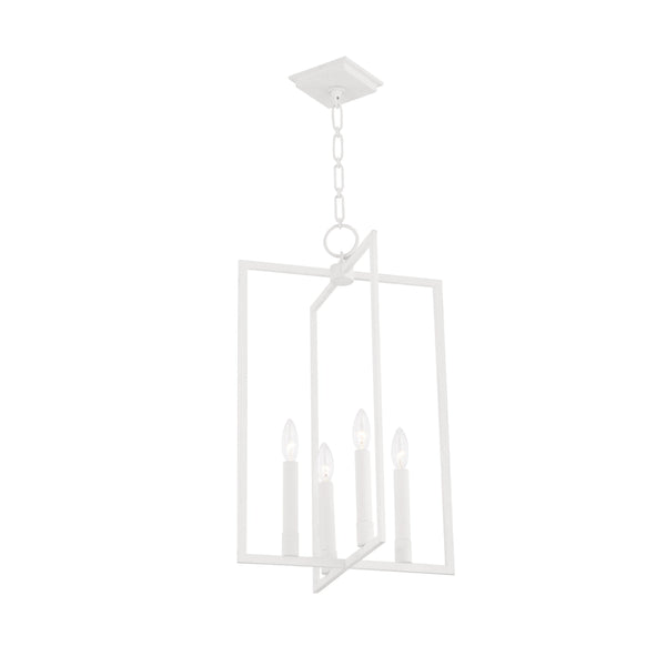 Lighting - Lantern Middleborough 4 Light Medium Pendant // White Plaster 