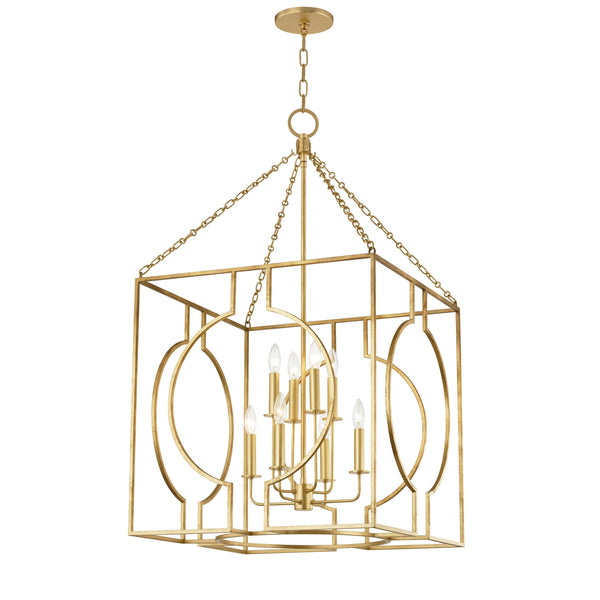 Lighting - Lantern Octavio 8 Light Large Pendant // Gold Leaf 