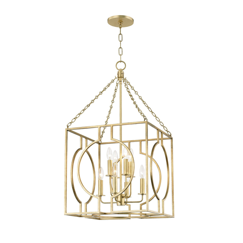 Lighting - Lantern Octavio 8 Light Medium Pendant // Gold Leaf 