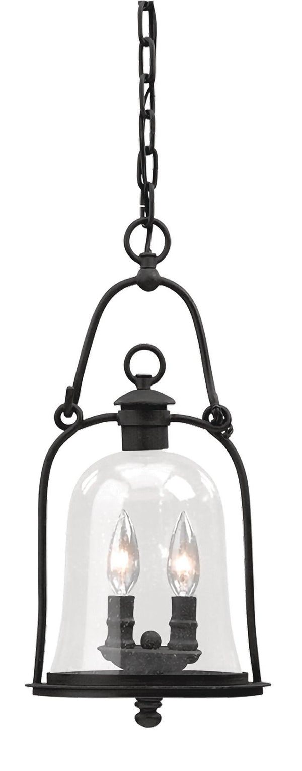 Lighting - Lantern Owings Mill 2lt Hanging Lantern Medium // Natural Bronze 
