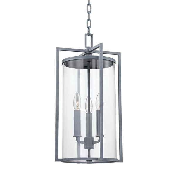 Lighting - Lantern Percy 3 Light Exterior Lantern // Weathered Zinc 