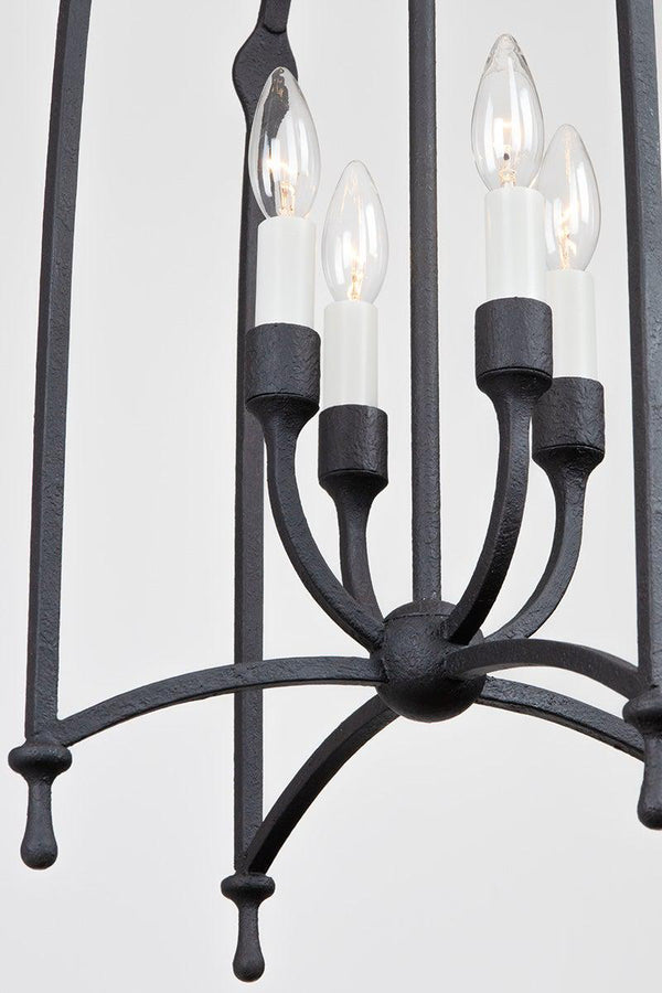 Lighting - Lantern Rhett 4 Light Lantern // Black Iron // Large 