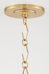 Lighting - Lantern Richie 8 Light Pendant // Aged Brass & Black 