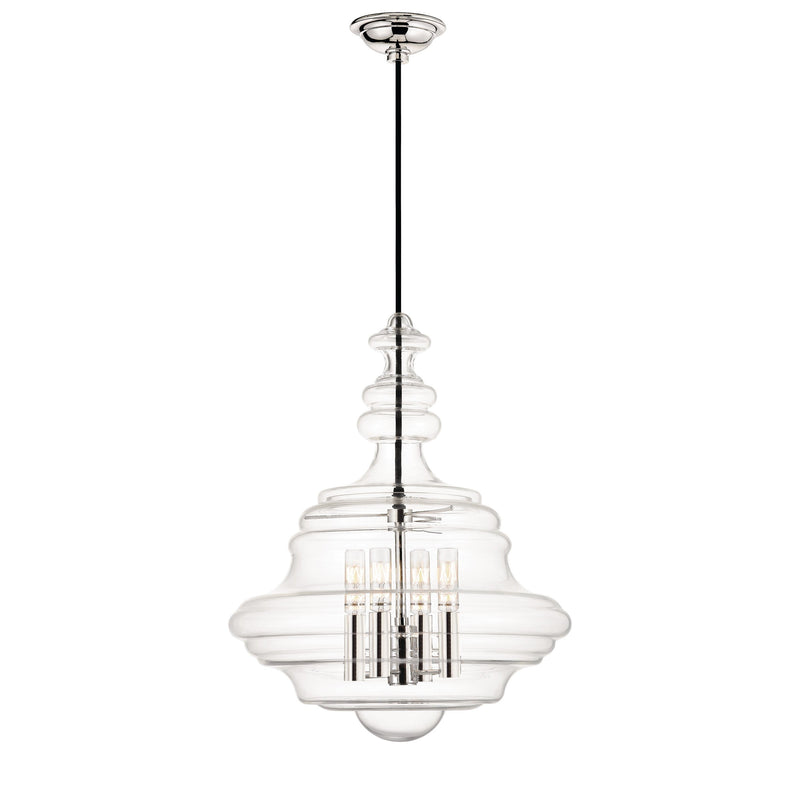 Lighting - Lantern Washington 4 Light Small Pendant // Polished Nickel 