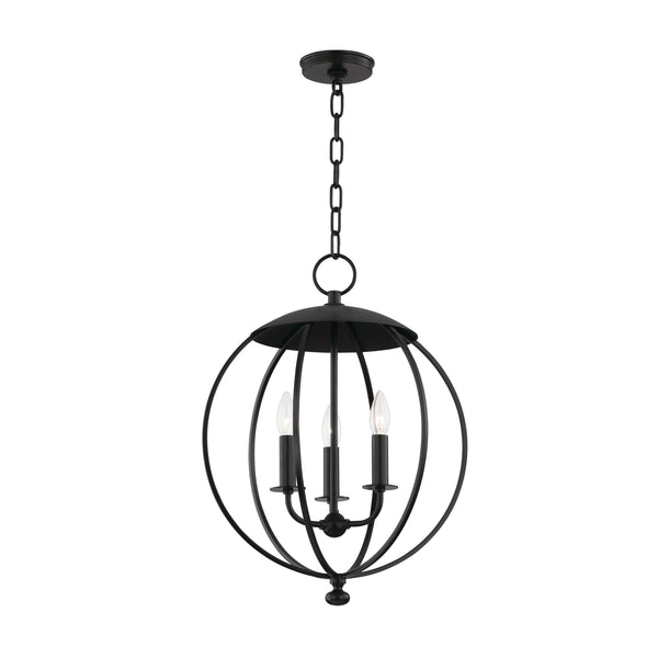 Lighting - Lantern Wesley 3 Light Pendant // Aged Iron 