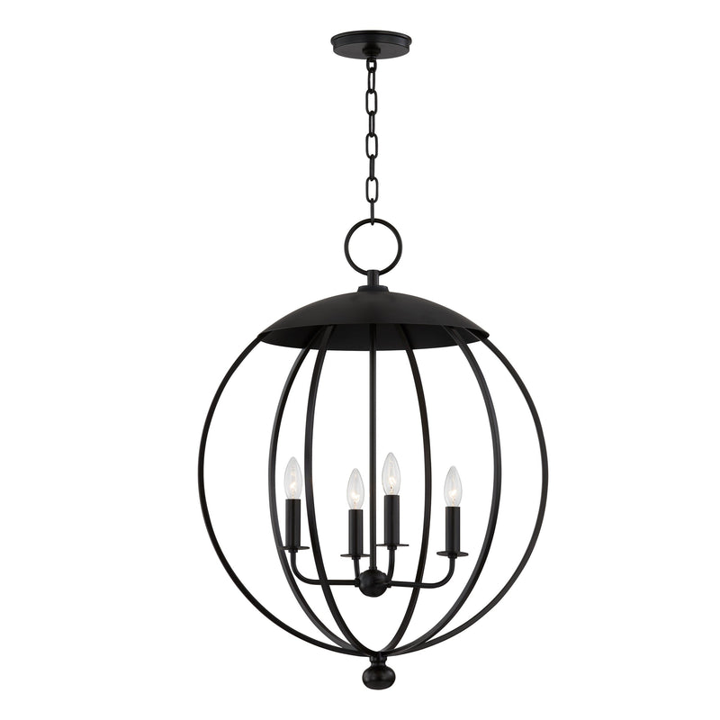 Lighting - Lantern Wesley 4 Light Pendant // Aged Iron 