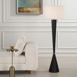 Lighting Layla Black Tapered Floor Lamp 