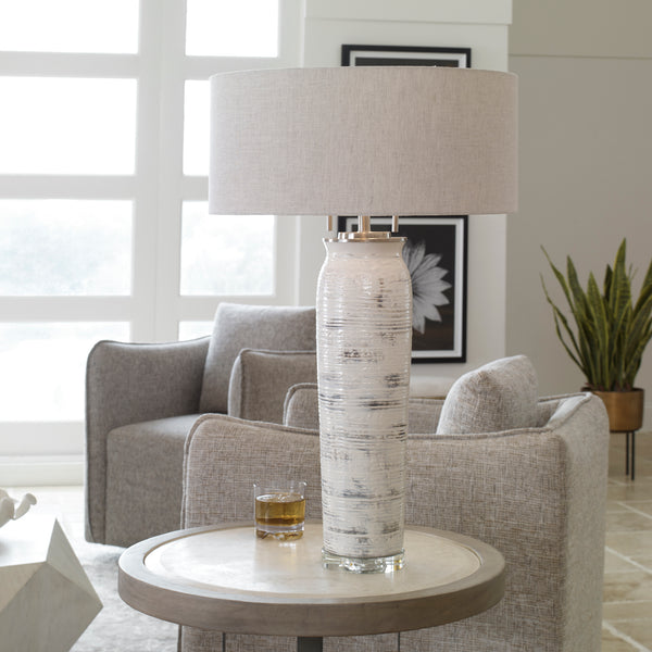 Lighting Lenta White Table Lamp 