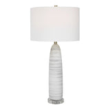 Lighting Levadia Matte White Table Lamp 
