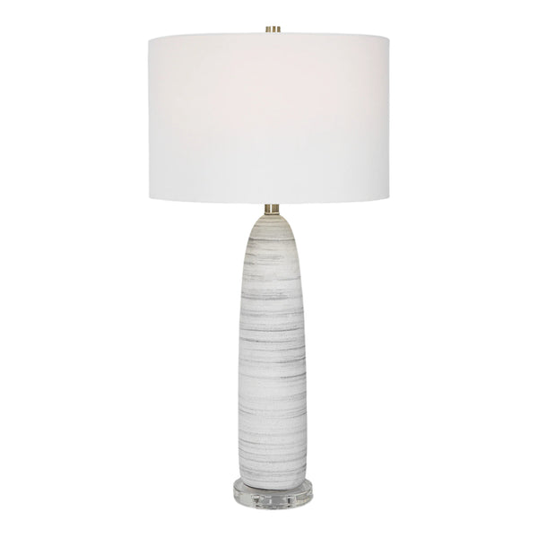Lighting Levadia Matte White Table Lamp 