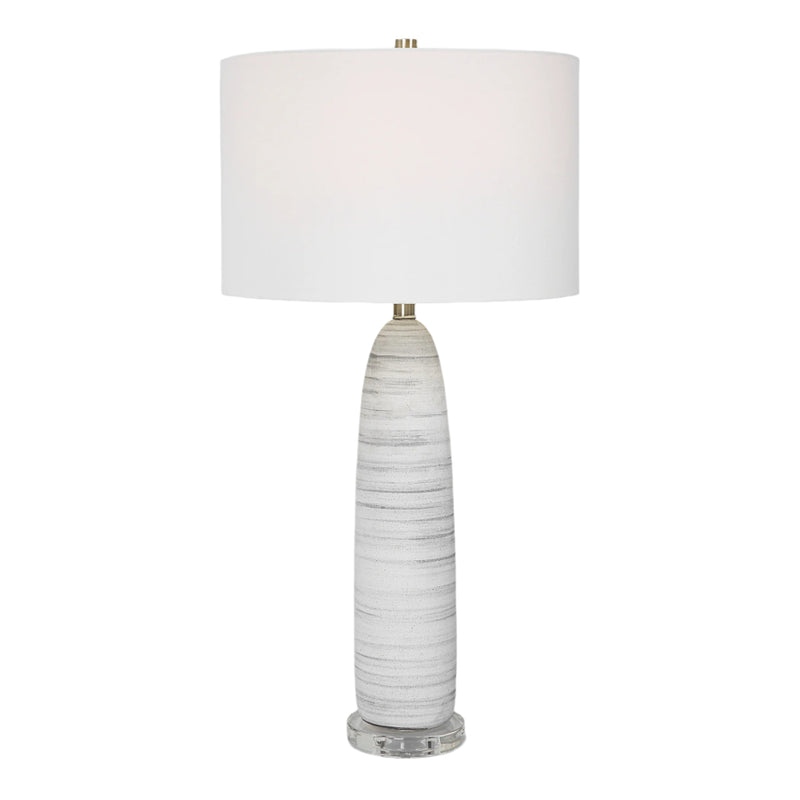 Lighting Levadia Matte White Table Lamp 