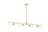 Lighting - Linear Ariel 4 Light Island // Aged Brass 