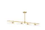 Lighting - Linear Ariel 4 Light Island // Aged Brass 