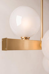 Lighting - Linear Hinsdale 7 Light Island // Aged Brass 