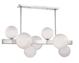 Lighting - Linear Hinsdale 7 Light Island // Polished Nickel 