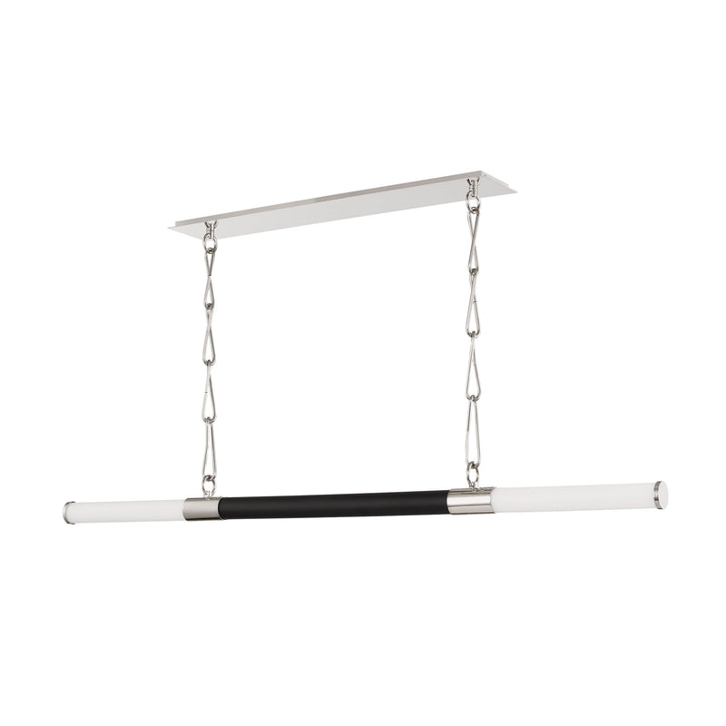 Lighting - Linear Huntington Led Island Light // Polished Nickel & Black 