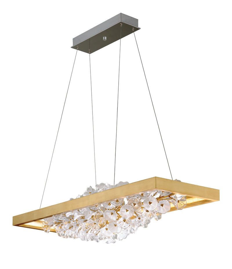 Lighting - Linear Jasmine 1lt Linear // Gold Leaf // Small 