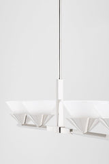 Lighting - Linear Stillwell 4 Light Island Light // Polished Nickel 