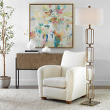 Lighting Link Brushed Gold Floor Lamp 