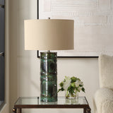 Lighting Loch Green Glaze Table Lamp 