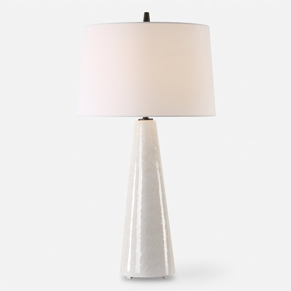 Lighting Loire Ivory Glaze Table Lamp 