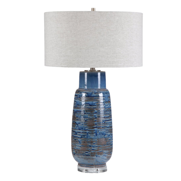 Lighting Magellan Blue Table Lamp 