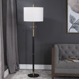 Lighting Maud Aged Black Floor Lamp 